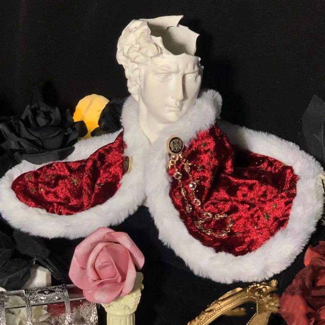 Amazon.co.jp: 20cm ぬい服 レッド 赤 王様 マント ぬいぐるみ 服 衣装